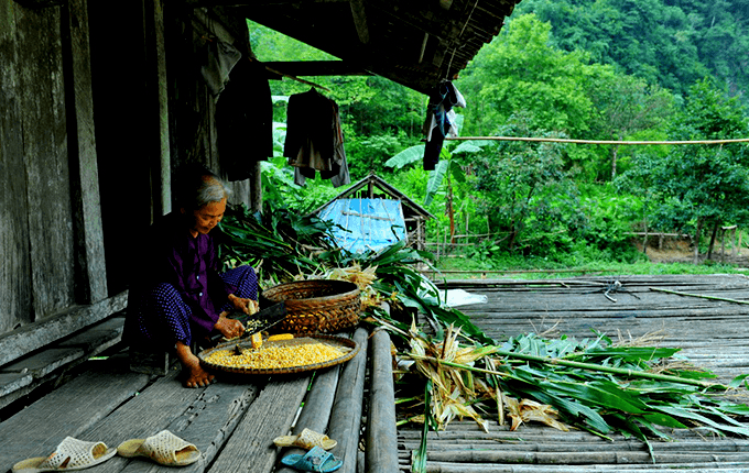 La vie dans les villages Cao Bang